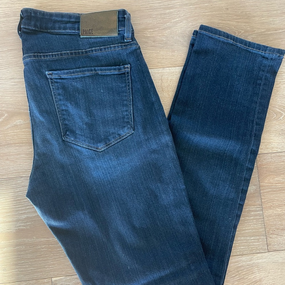 Paige Men’s Dark Blue Federal Jeans 33x33